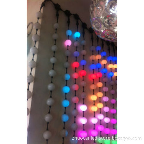 LED Pixel Ball, 50mm, 3LEDs, RGB, DC 12VNew